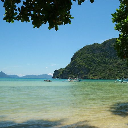 El Nido Mahogany Beach Bagian luar foto