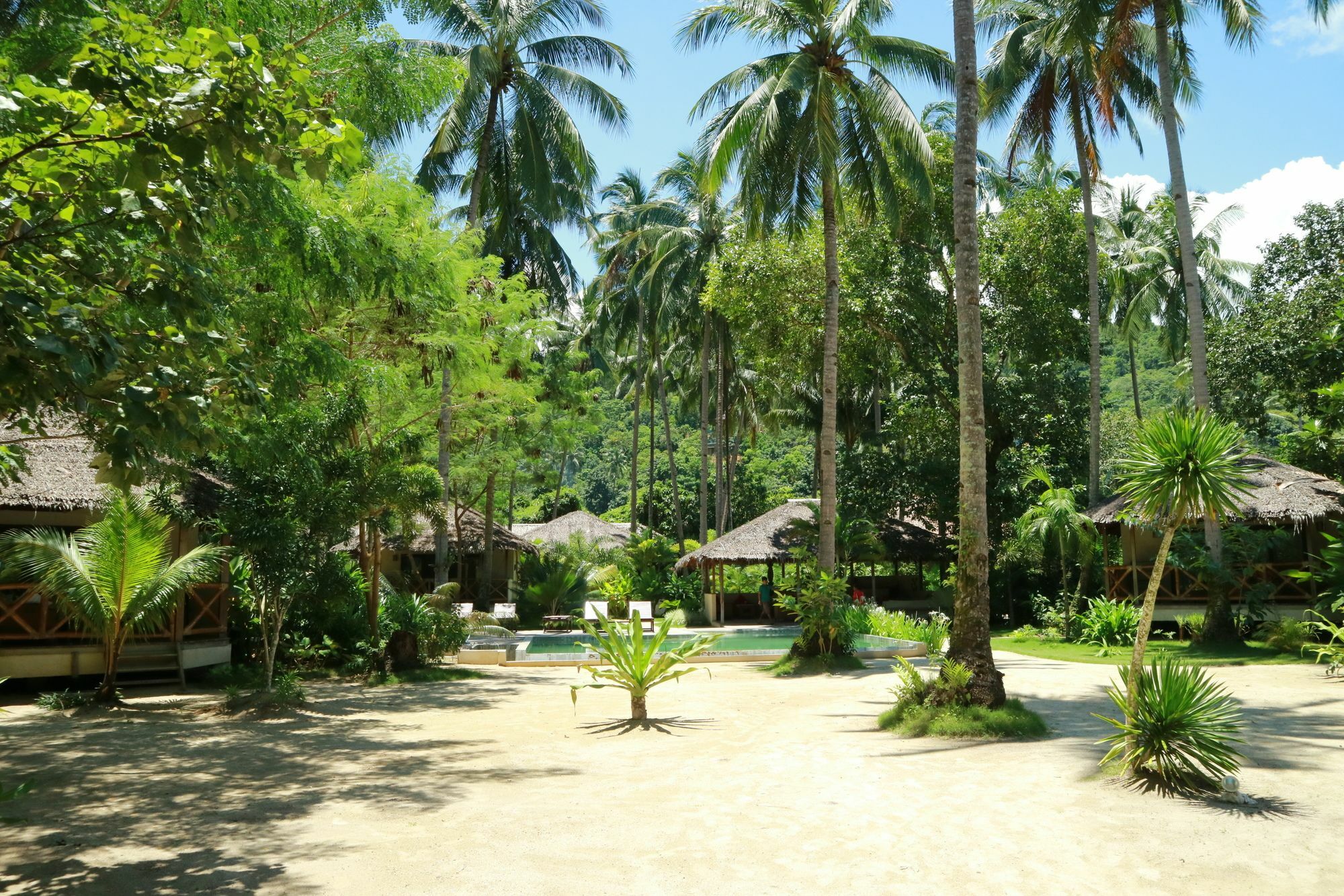 El Nido Mahogany Beach Bagian luar foto